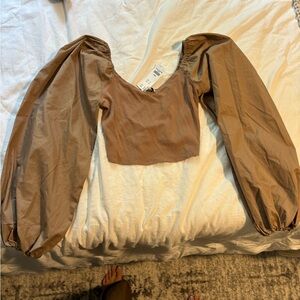 Abercrombie puff sleeve top